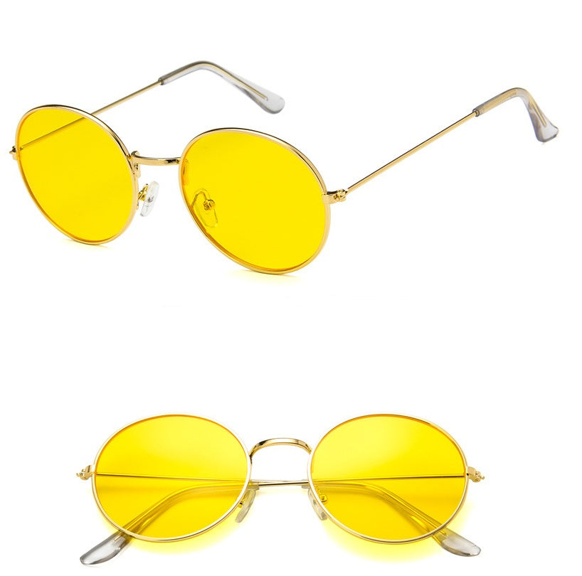 Round Jelly Sunglasses Vintage - TRENDYS