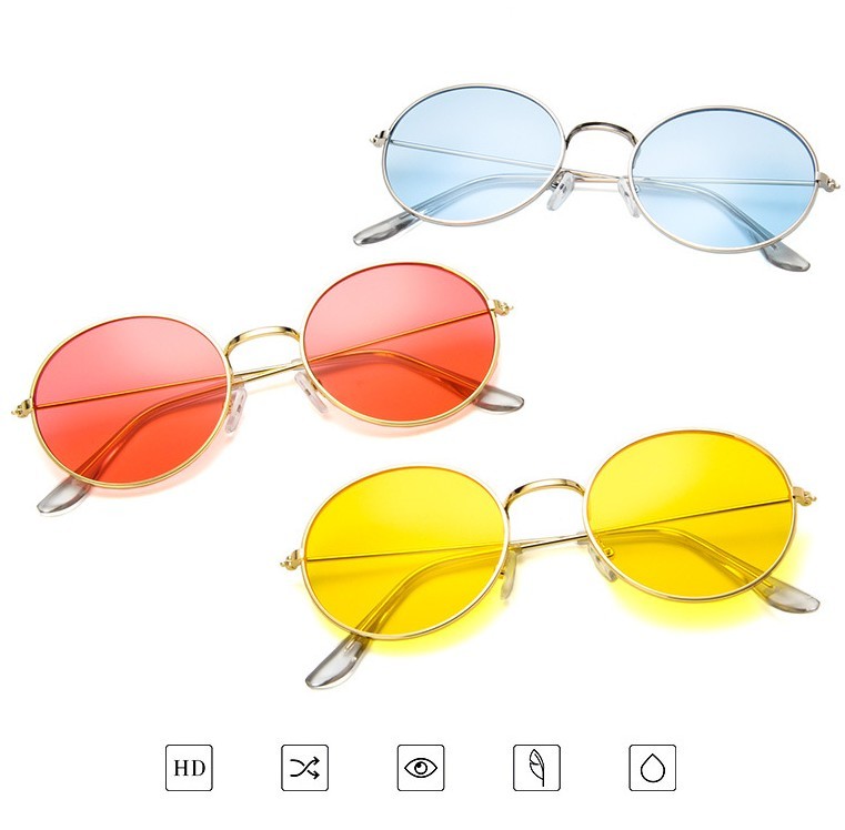 Round Jelly Sunglasses Vintage - TRENDYS