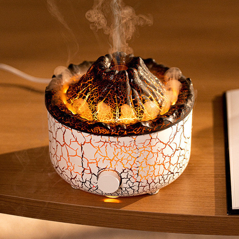 Volcano Humidifier Aromatherapy Machine Spray Jellyfish Air Flame Humidifier Diffuser - TRENDYS