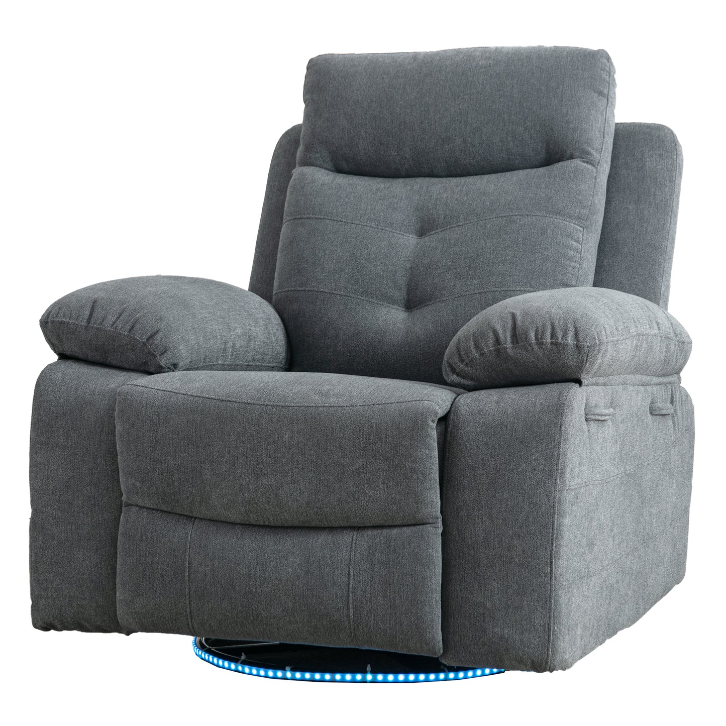 Rotating Electric Recliner Sofa with speaker & LED light - TRENDYS