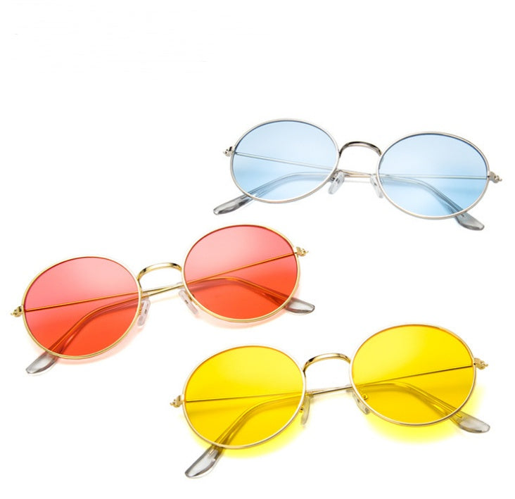 Round Jelly Sunglasses Vintage - TRENDYS