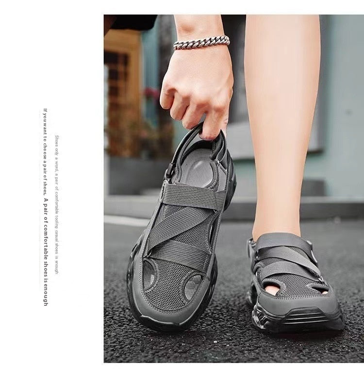 Platform Lightweight Non-slip Breathable Mesh Sandals - TRENDYS