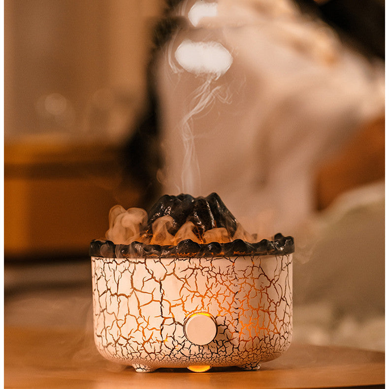 Volcano Humidifier Aromatherapy Machine Spray Jellyfish Air Flame Humidifier Diffuser - TRENDYS