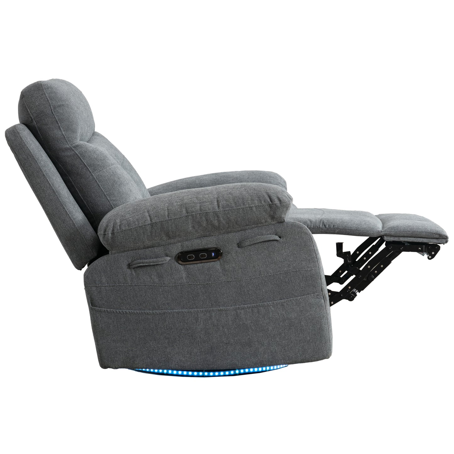 Rotating Electric Recliner Sofa with speaker & LED light - TRENDYS