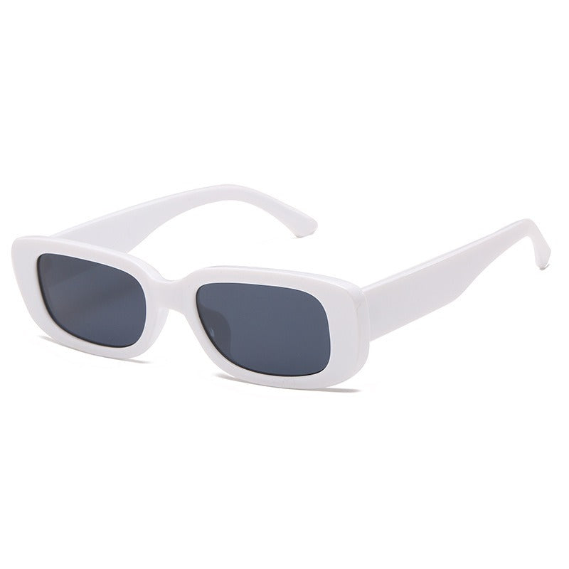 street style sunglasses rectangular gradient sunglasses - TRENDYS