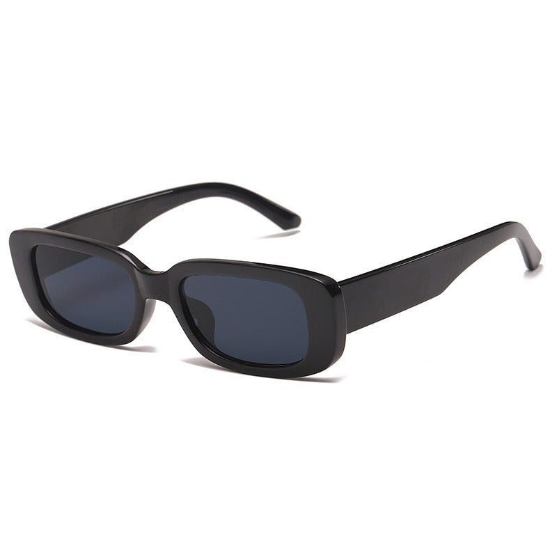 street style sunglasses rectangular gradient sunglasses - TRENDYS